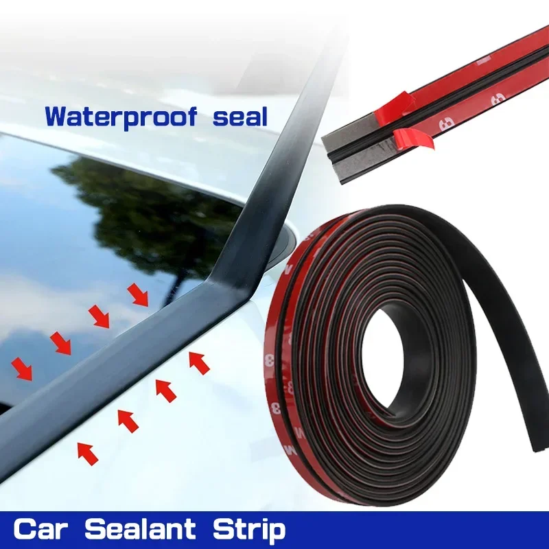 

Универсальный Автомобильный Уплотнитель Из Резины Для Лобового И Заднего Стекол, Водонепроницаемая Уплотнительная Лента Для К...