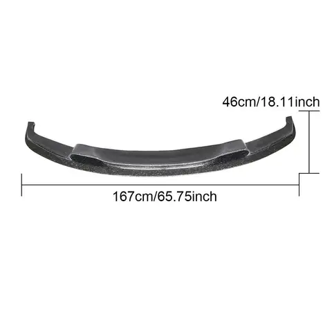 Черная губа из углеродного волокна / FRP для BMW 3 серии F30 F31 320i 328i 335i M Sport 2012-2017 Передний бампер, спойлер, разделители подбородка