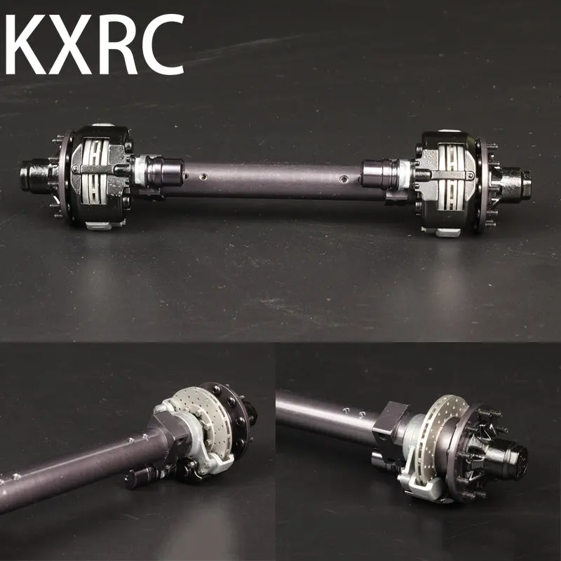 

KXRC Metal Non-powered Axle Accessories for 1/14 Tamiya RC Truck Trailer Tipper Scania 770S 3363 Actros Volvo MAN LESU DIY Parts