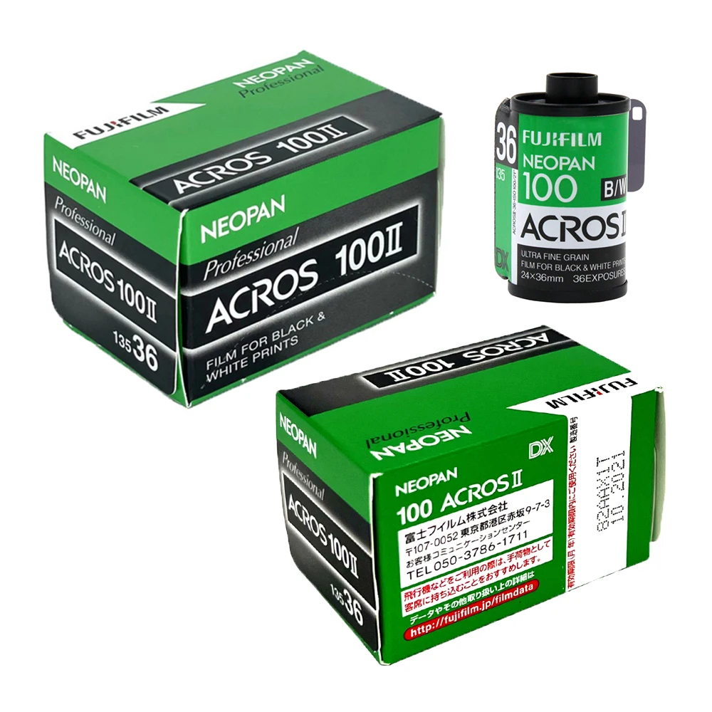 Fujifilm Acros 100 Ⅱ Fuji 135mm Black And White Film ISO 100 Professional 100 Degree Negative Film (Expire Date: 2021.10)
