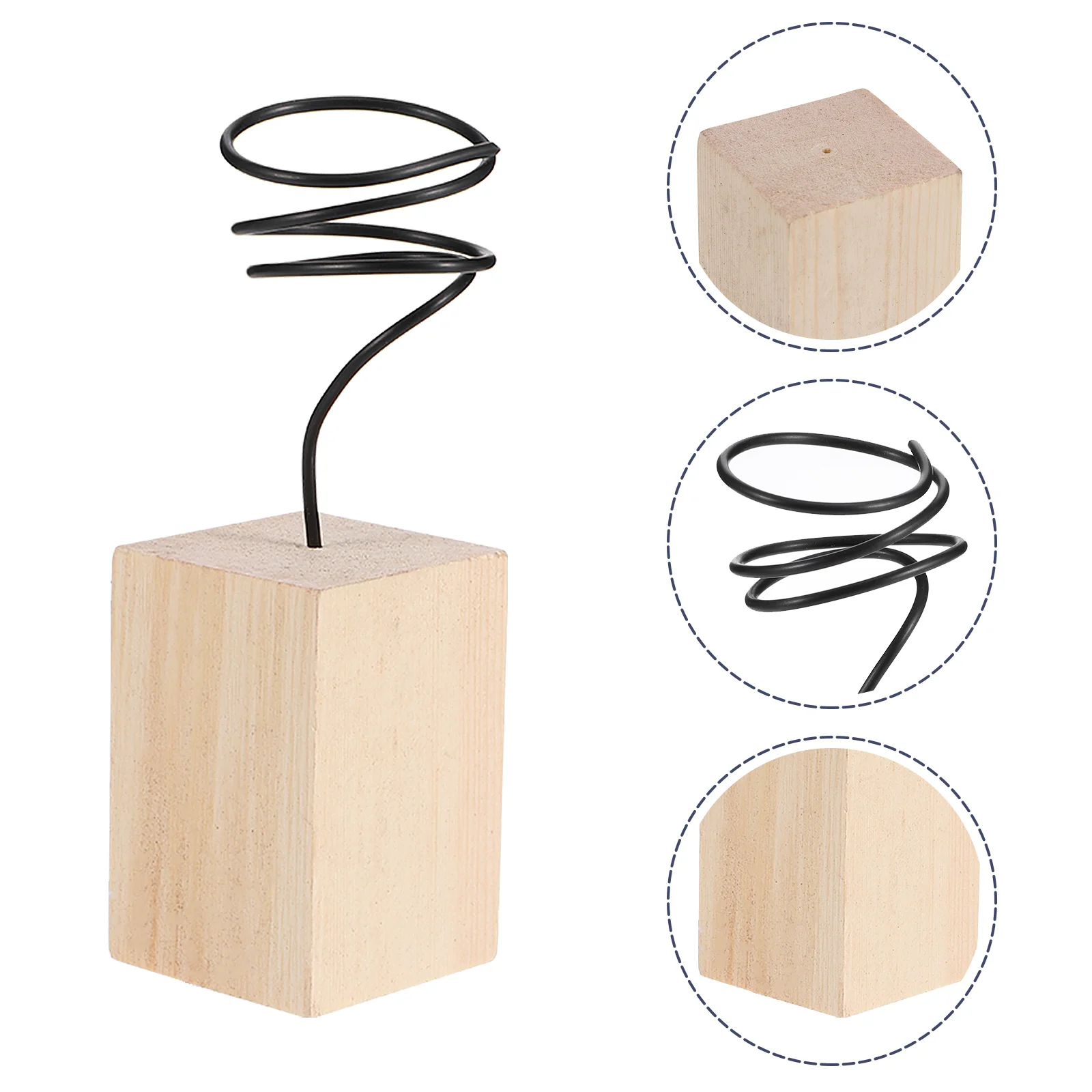 

Air Pineapple Stand Planter Holder Wood Rack Tabletop Desktop Mini Succulent Plants