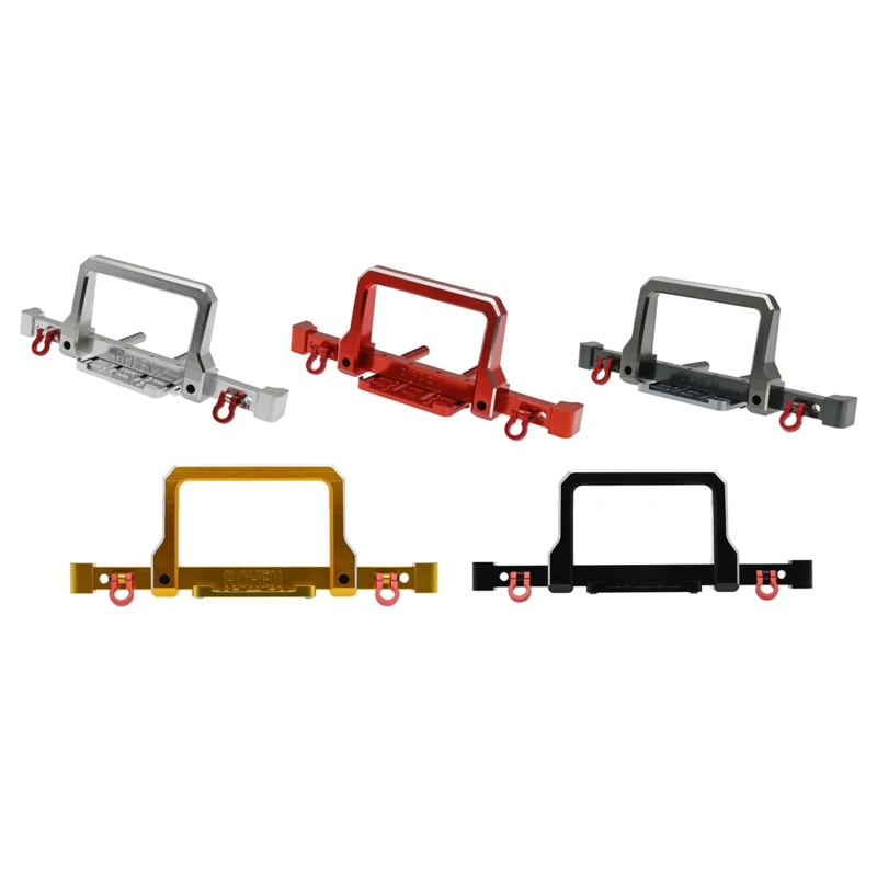 

N80C Fine Metal Made RC Car Tool for RC Crawler Car Parts Front Bumper Kit Metal Car Supplies Compatible with MN999 TRX4