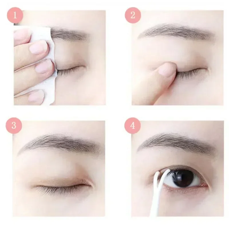 10 листов/лот невидимые наклейки на двойное веко без следов прозрачная лента для