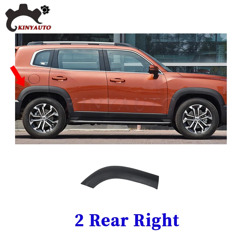 

Для GWM Haval Dargo X колесо брови накладка на крыло удлинитель колесных арок отделка