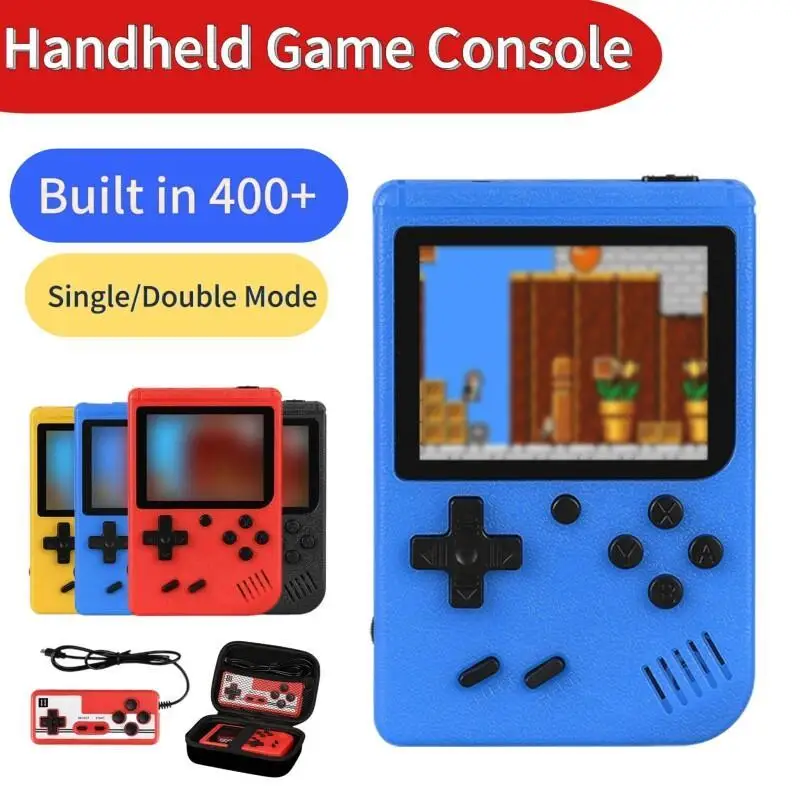 Портативная игровая консоль в стиле ретро 8-битная мини-консоль с 400 встроенными