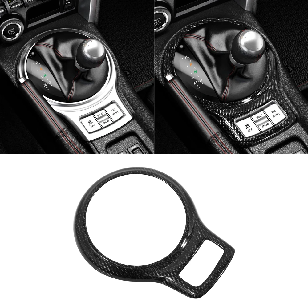 

Новая консоль из углеродного волокна, декоративная панель, аксессуары для интерьера автомобиля для Toyota 86/Subaru BRZ 2012-2020