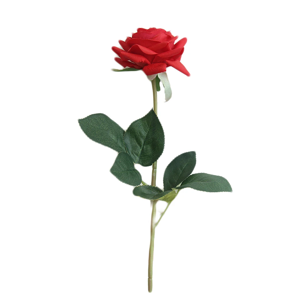 

Rose Artificial Flowers Cloth Silk Fake Flower Real Touch Home Wedding Decorative Simulation Flowers