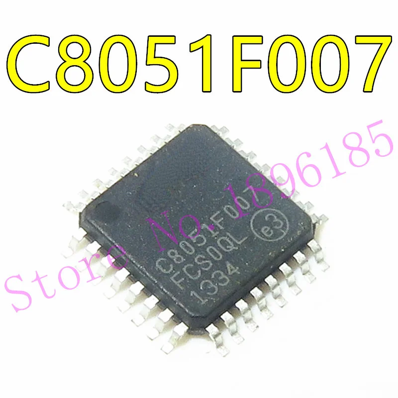 

New&original C8051F007 LQFP32 25 MIPS, 32 kB Flash, 12-Bit ADC, 32-Pin Mixed-Signal MCU