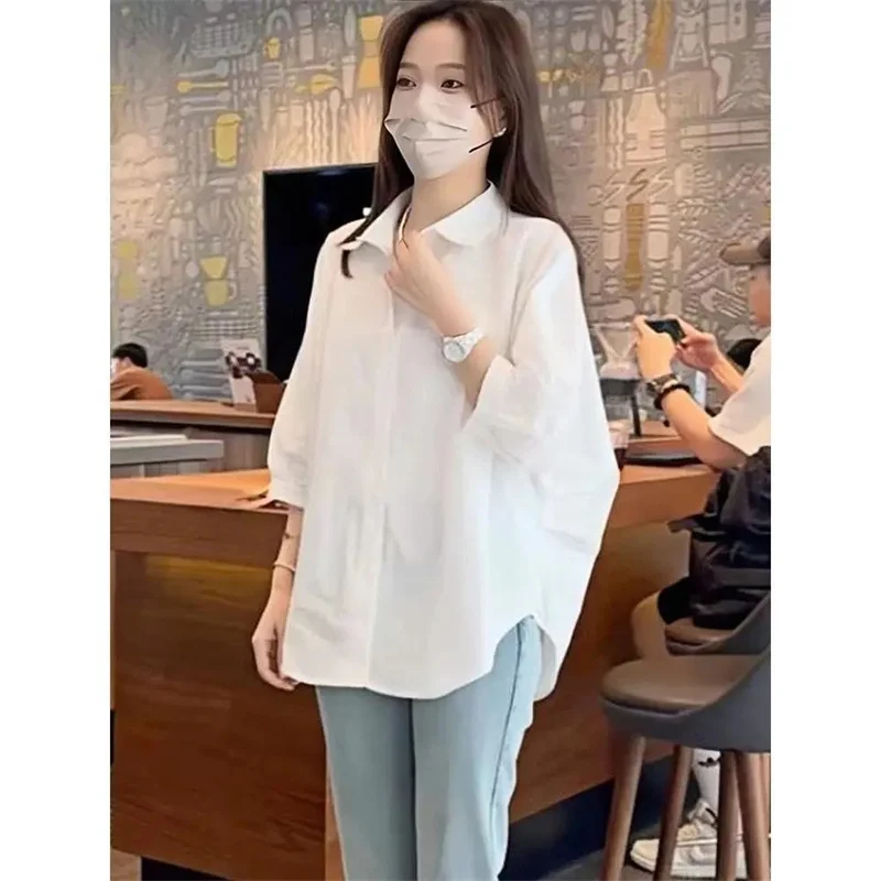 Весенне-осеннее женское пальто с длинными рукавами женская модная свободная