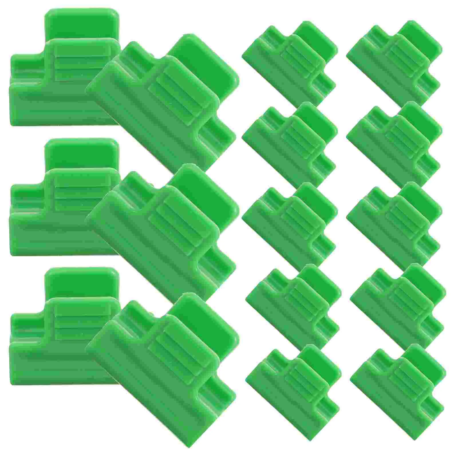 

50pcs for Greenhouse Clips Flower Lever Loop Gripper Clips Clamps Greenhouse Film Clips Garden Tool Green 11mm