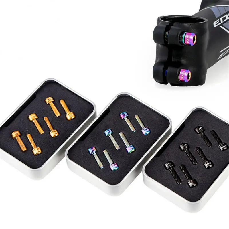 

Винты на руль велосипеда 4 цветов устойчивые к коррозии винты на руль велосипеда ультралегкие высококачественные винты на руль 1 комплект