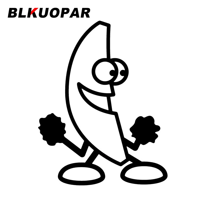 

BLKUOPAR танец банан наклейки для автомобиля Солнцезащитная графика окклюзия царапины наклейка холодильник окна мотоцикл автомобиль дверь пр...