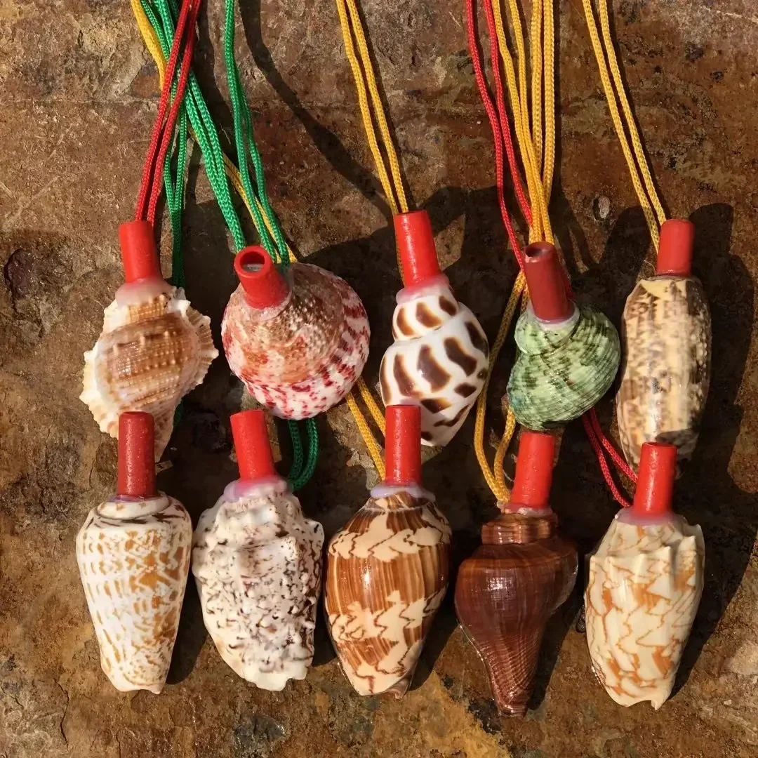 Натуральный Ракушечный гудок может выдувать трубу свисток детский