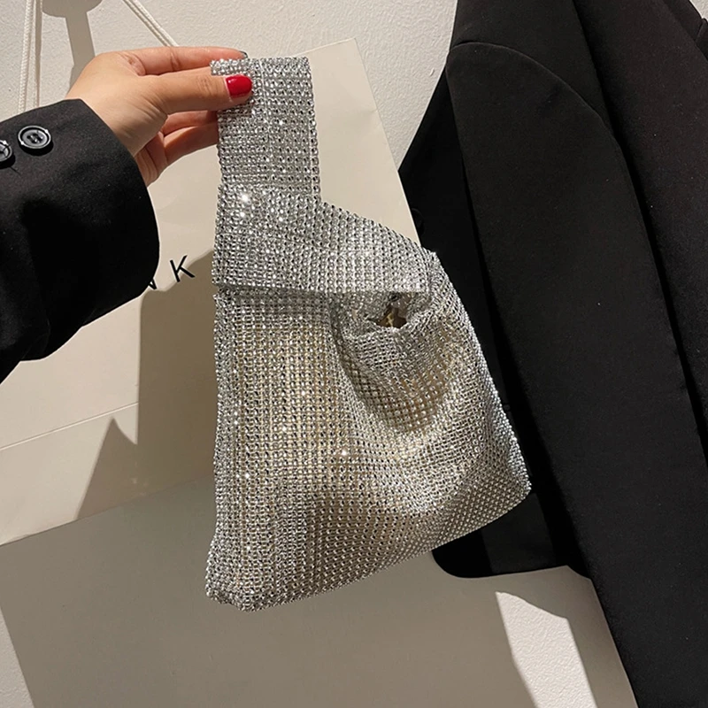 

Женская Блестящая сумка-тоут с бриллиантами, женская модная сумка-клатч с блестками для девушек, Женская Блестящая сумка с бриллиантами, женский кошелек