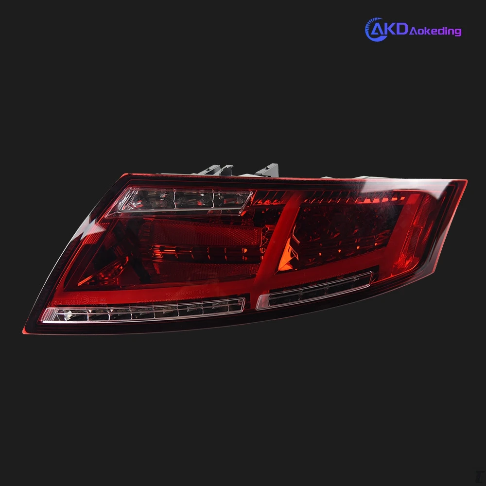 AKD автостайлинг для Audi TT 2006-2013 светодиодный задний фонарь DRL + тормоз багажник