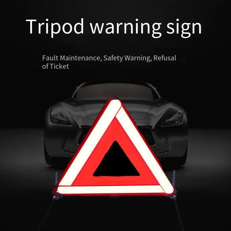 Портативный Складной Красный Светоотражающий Треугольный Предупреждающий Знак