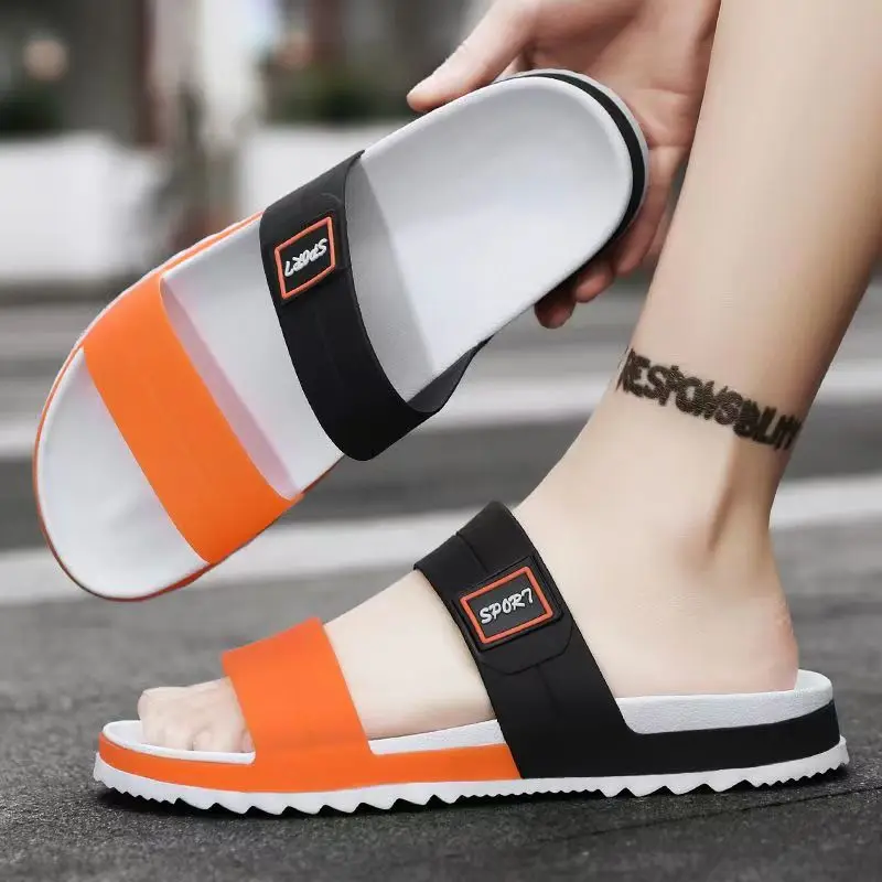 

Summer New Men's Slippers EVA Soft Bottom Non-slip Slippers Fashion Lightweight Outdoor Beach Flip Flops Shoes for Men 2023