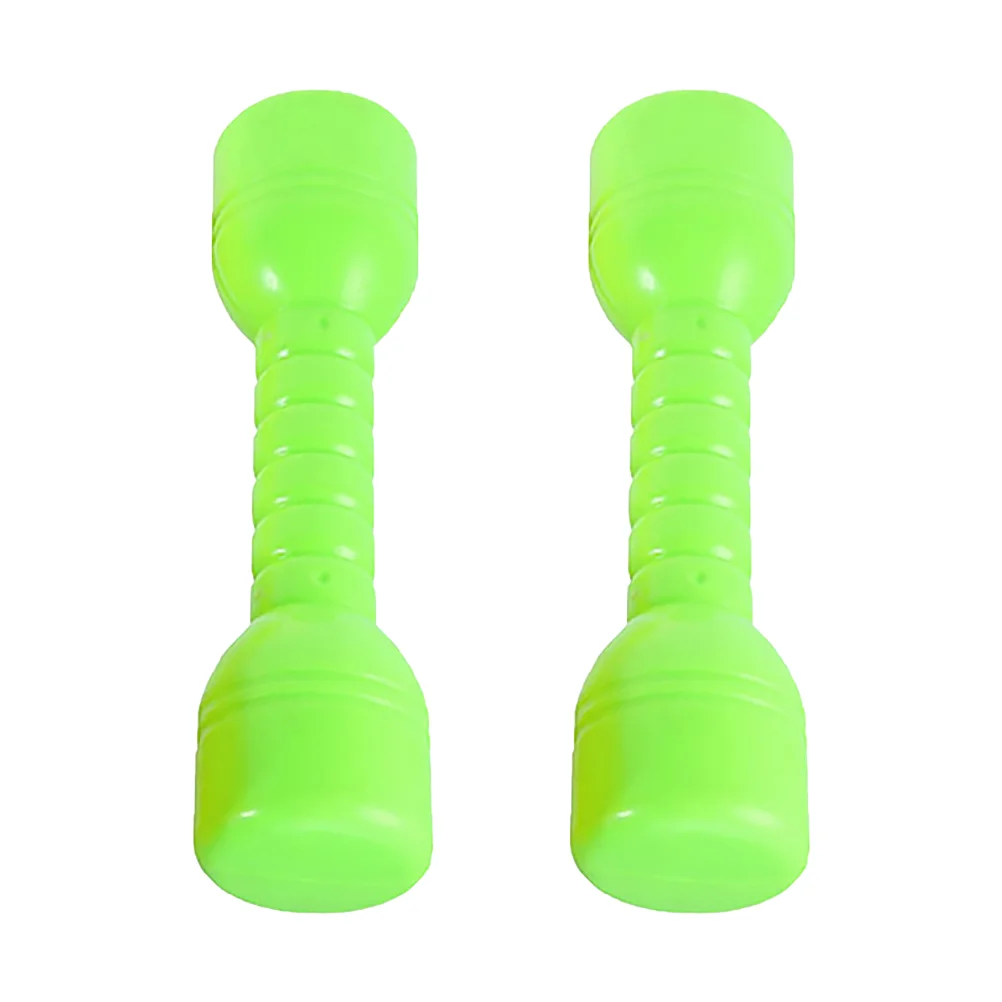 

2 Pcs Children's Dumbbell Barbells Kindergarten Outdoor Toddler Playsets Kids Toys