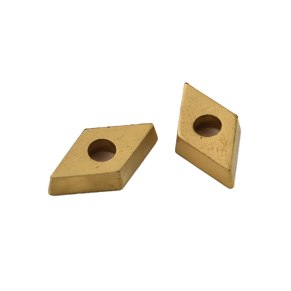 

Stainless steel Inserts Turning Tool YBC251 10Pcs Carbide DCMT070204 Holder Lathe Replacement Durable Practical