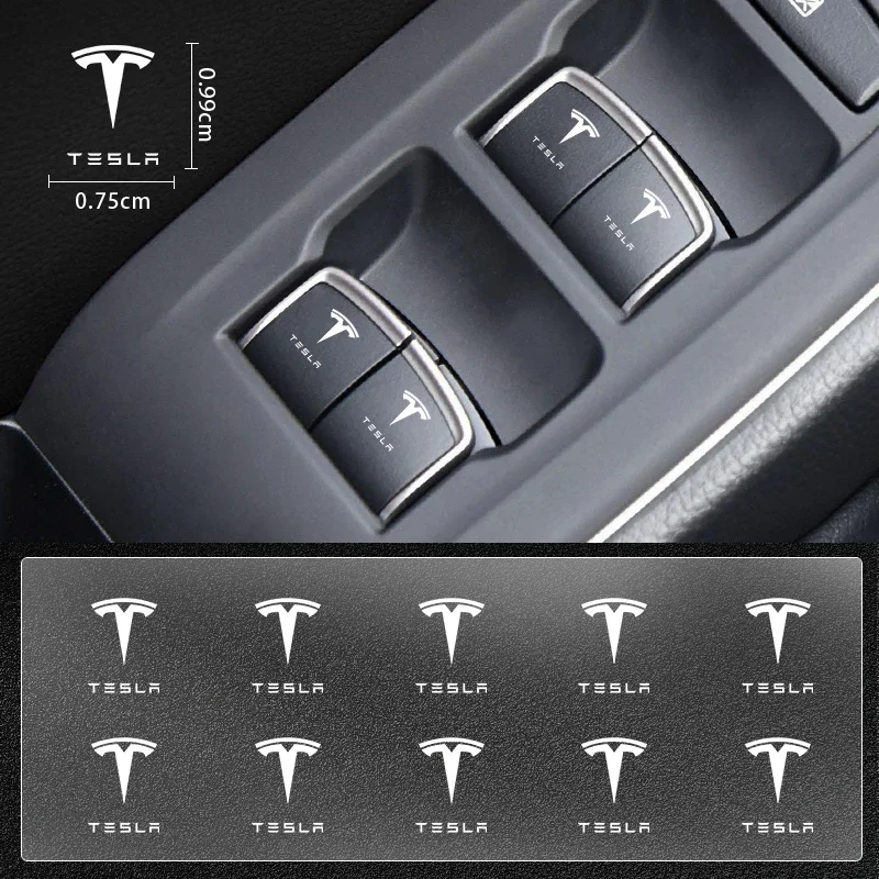 

Наклейка на кнопку подъема окна автомобиля, наклейка на руль для Tesla model 3, модель X Y, стиль МОДЕЛЬ S ROADSTER 2021, логотип, автомобильные аксессуары