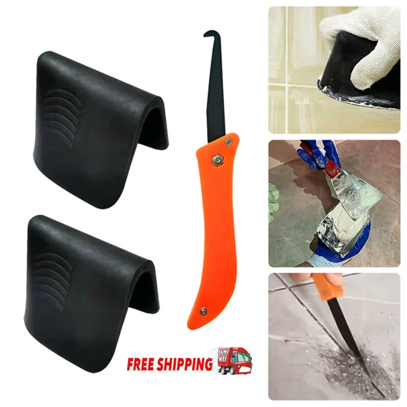 

Scraper Caulking Finisher Reusable Tool Set Sealant Smooth Grout Finishing Hand Tools For Kitchen Bathroom Floor Sealant Sealing