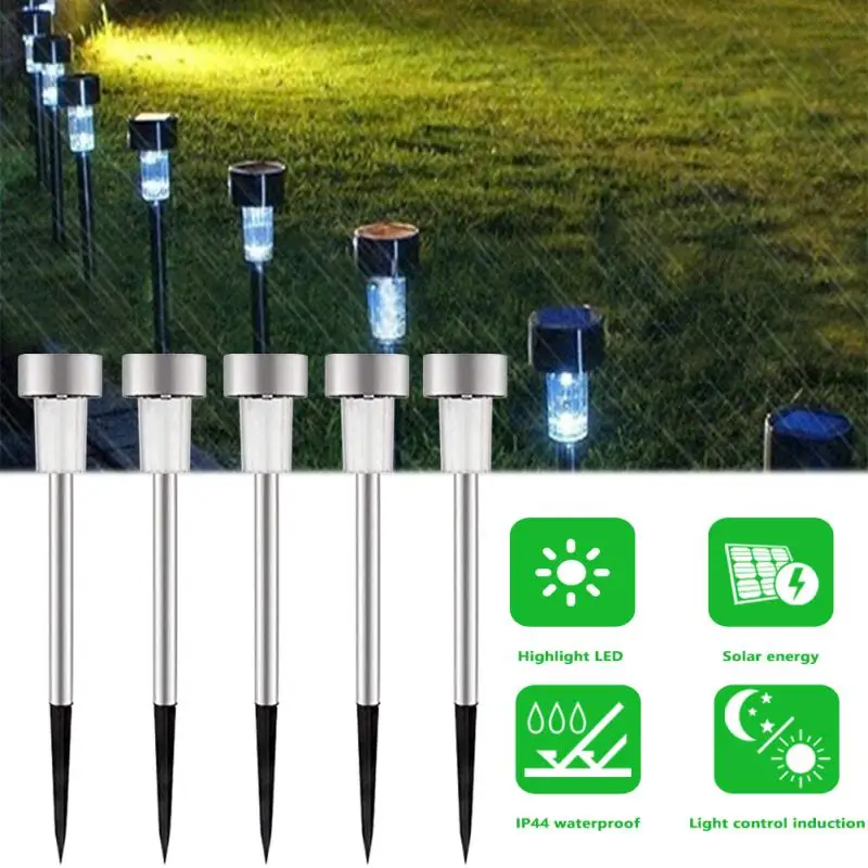 

12pcs Led Solar Pathway Lights Waterproof Outdoor Solar Lamp For Garden/Landscape/Yard/Patio/Driveway/Walkway Lighting