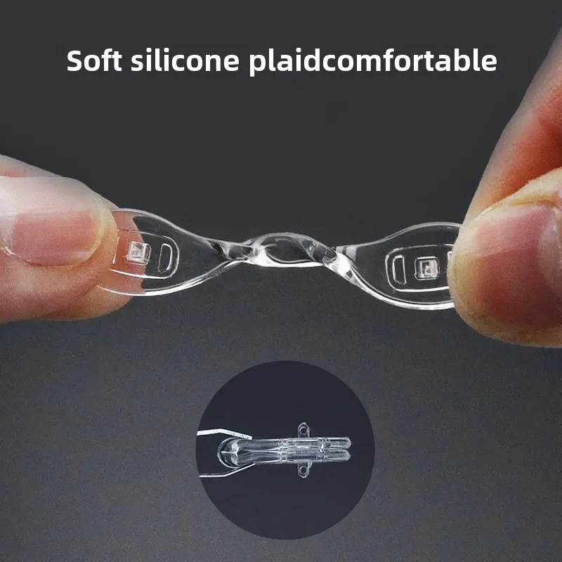 10 шт. силиконовый носовой упор для взрослых и детей соединенная часть очков