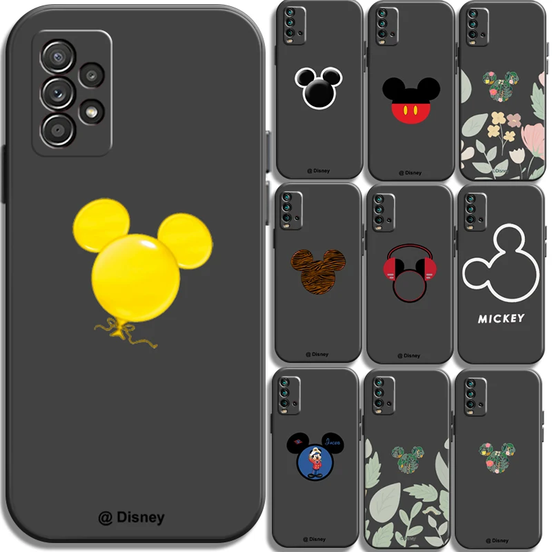 

Mickey MIQI Phone Cases For Xiaomi Redmi 9AT 9 9T 9A 9C Redmi Note 9 9 Pro 9S 9 Pro 5G Soft TPU Coque Back Cover