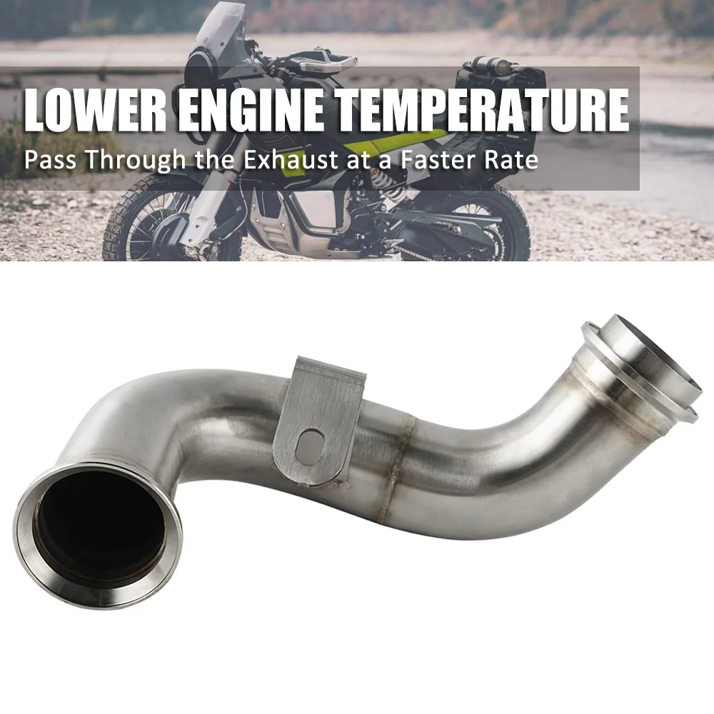 1PCS Exhaust De-Cat Eliminator Link Pipe for Husqvarna Norden 901 2022 for KTM 890 Adventure 2021-2022 890 Adv R /Rally Mid Pipe