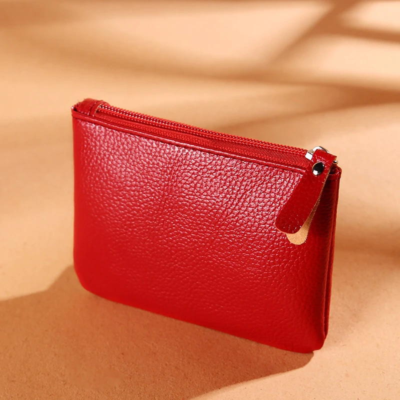 

New Women's Coin Purses PU Leather Zipper Pouch Change Purses Kids Coin Pocket Wallets Card Holder Card Holder Wallet For Girls