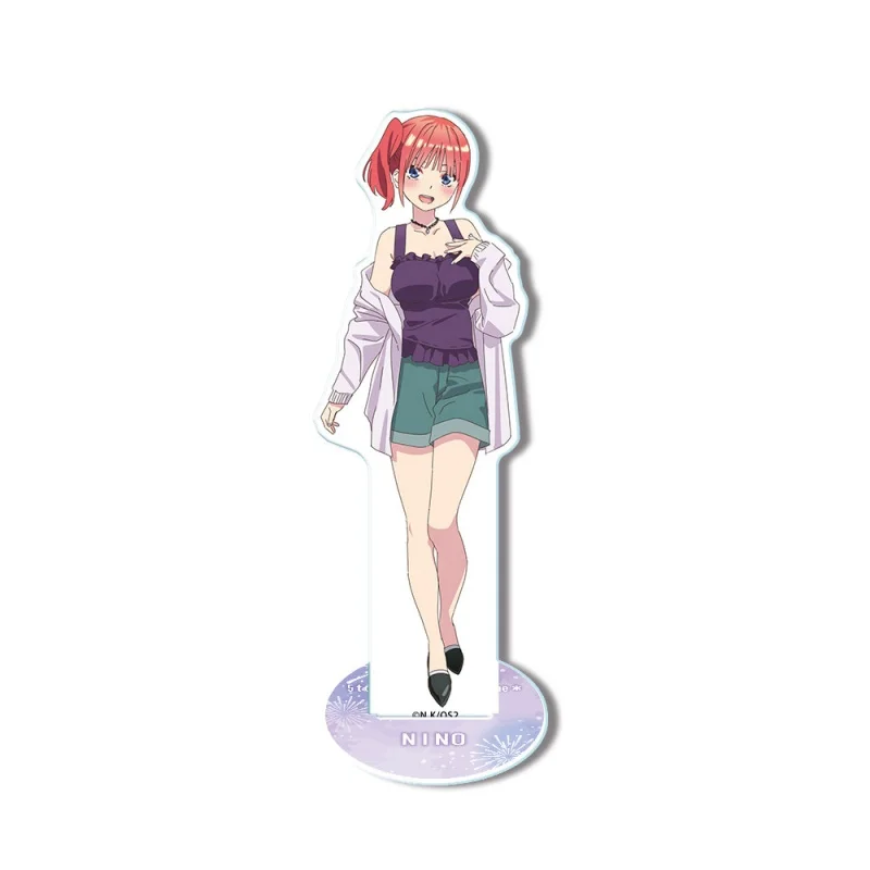 Фото Акриловая фигурка The Quintessential Quintuplets 15 см, настольное украшение, коллекционные аксессуары, брелок для ключей №4