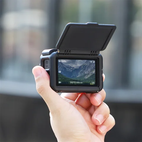 Чехол для DJI OSMO Action 5 Pro/4/3 с регулируемым солнцезащитным козырьком, пластиковый защитный кронштейн для спортивной камеры, адаптер, держатель-подставка