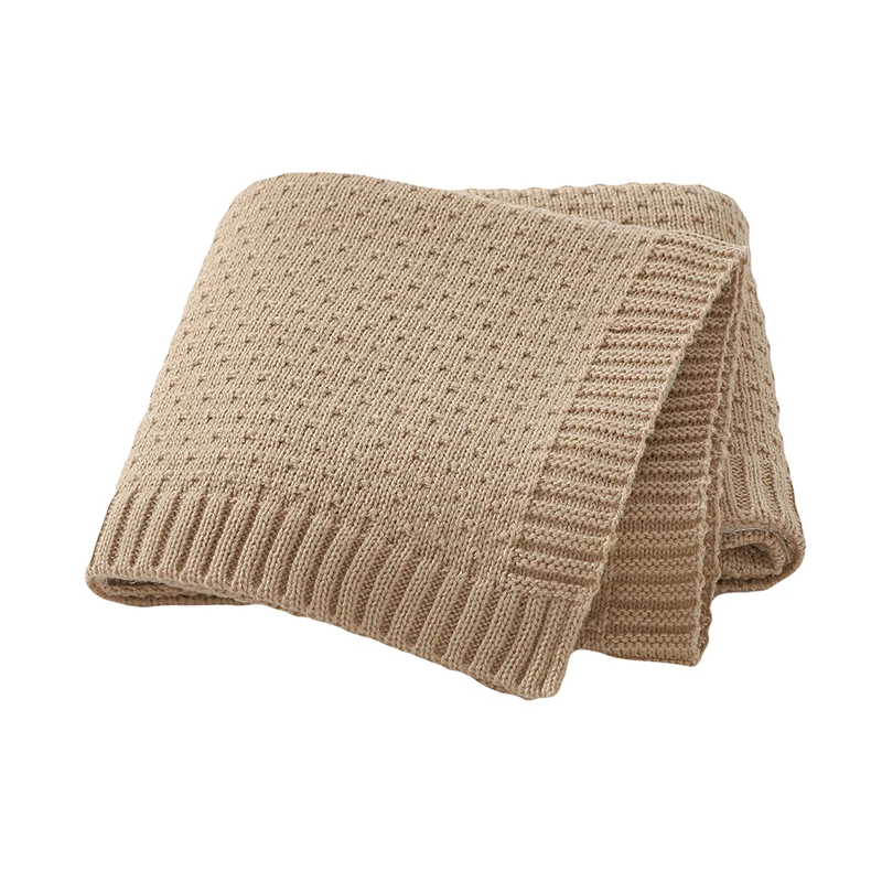 Детское одеяло унисекс мягкое акриловое хлопковое пеленальное для