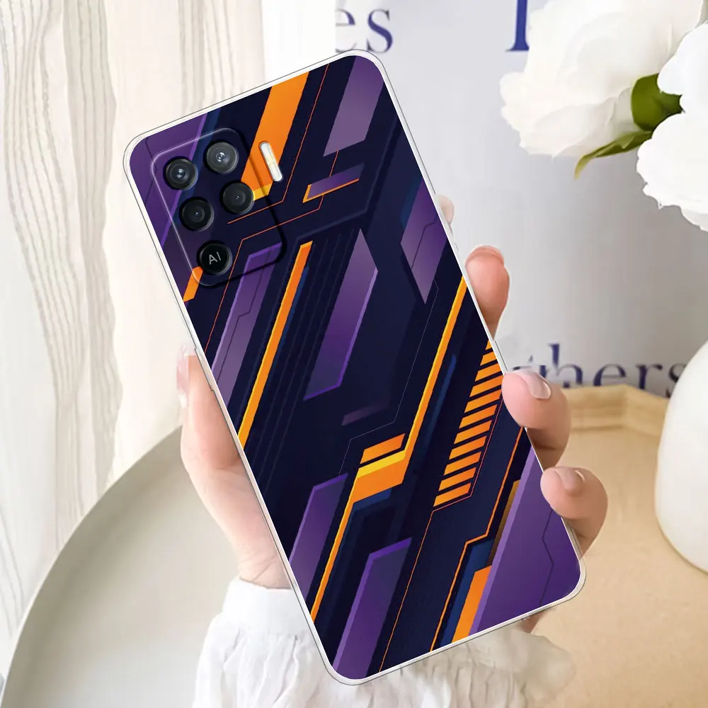 Для Oppo Reno5 F Z K чехол Мягкий силиконовый прозрачный для Lite телефона Pro Plus Funda