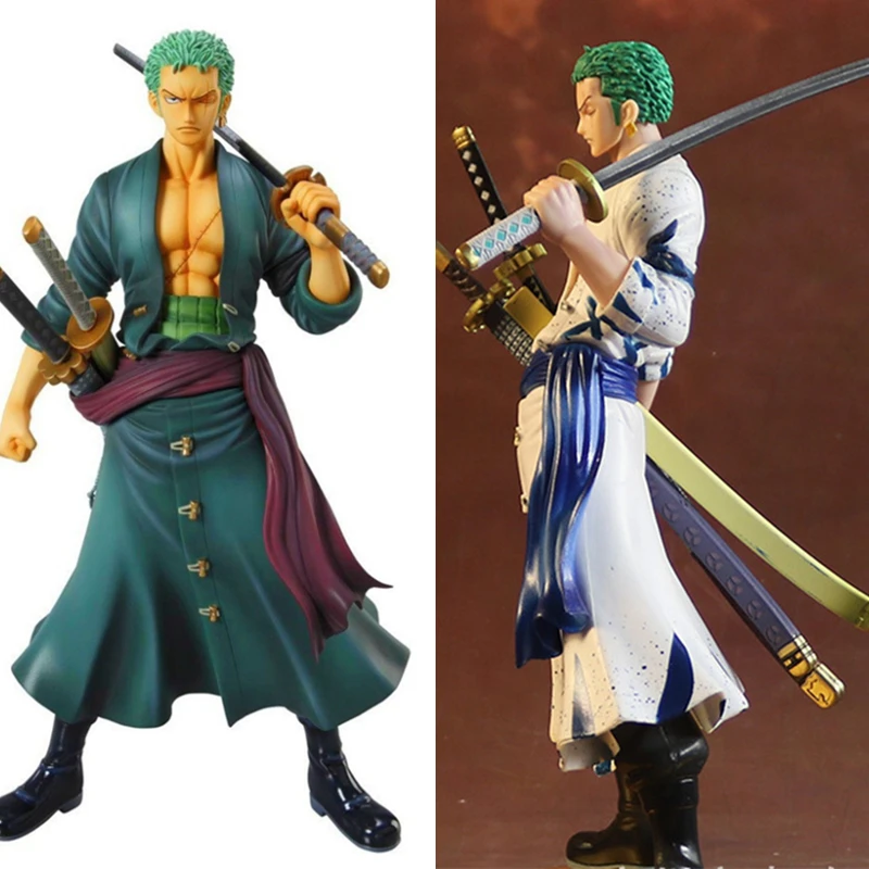 

One Piece Figurine 23cm Gk Santoryu Roronoa Zoro Detachable PVC Anime Action Figure Collection Statue Model Children Toys Dolls