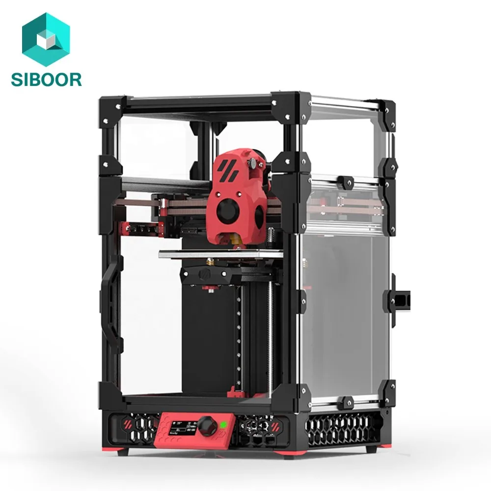 

Siboor Diy Набор для гаража, высокоскоростной принтер 3 D, прошивка Klipper Core Xy, конструкция Impresora, 3D принтеры Voron 0,2, комплект