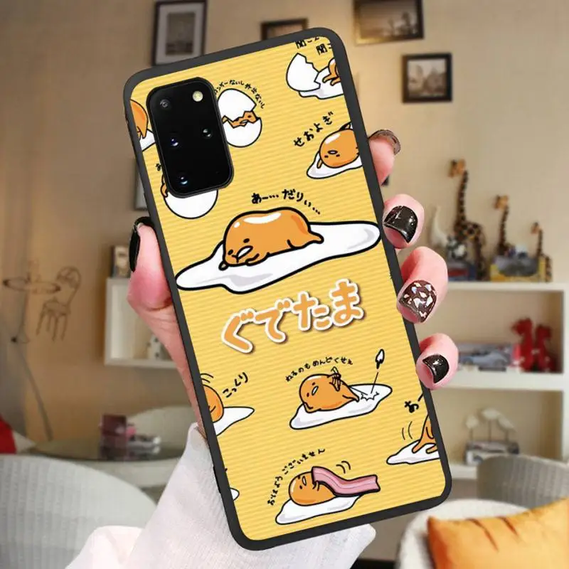 Cute Cartoon Gudetama Phone Case Soft For Samsung Galaxy Note20 ultra 7 8 9 10 Plus lite M21 M31S M30S M51 Cover |