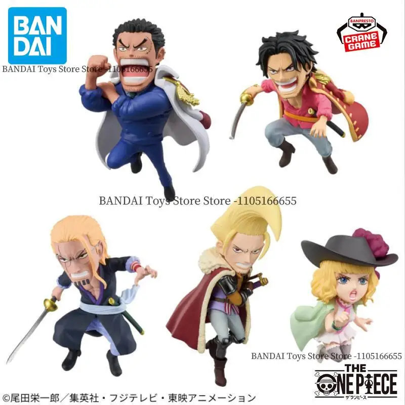 Фото Оригинальная фигурка Bandai Banpresto WCF God Valley Incident vol.1: Гарп, Стусси, Гарлинг, Рэйли, Роджер. Аниме-фигурка, статуэтка, игрушка. №1