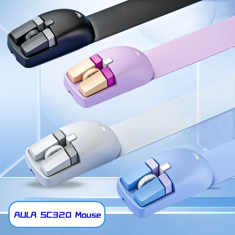 Миниатюрная беспроводная мышь для ноутбука 2 4 ГГц 2400DPI