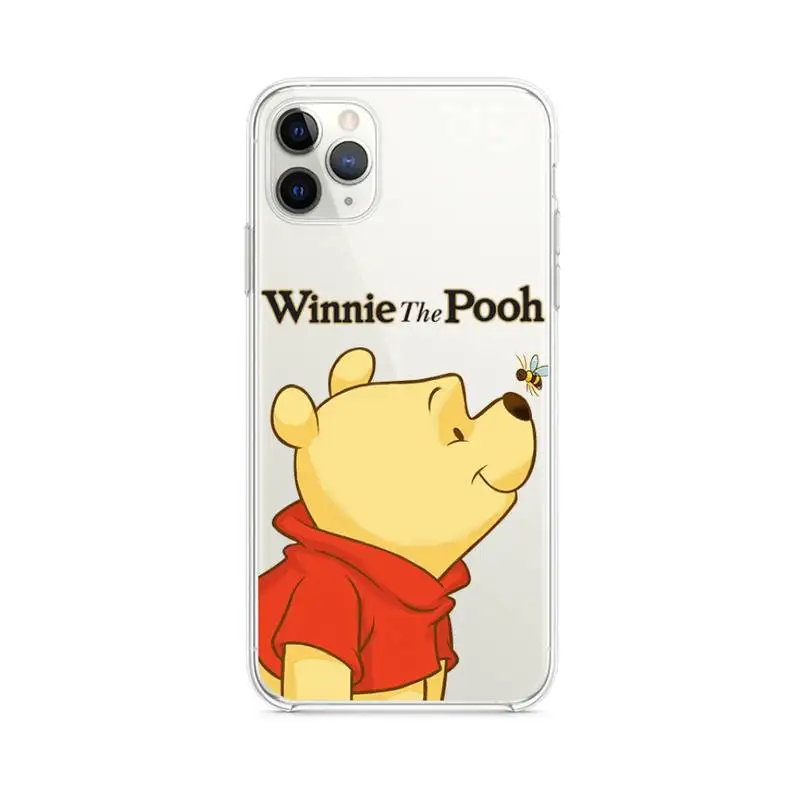 Прозрачный чехол NBDRUICAI для телефона с изображением Винни-Пуха тигра эйхора iphone 13