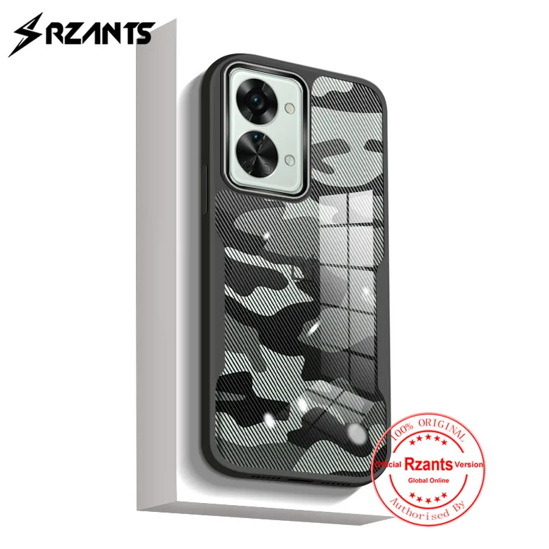 

Rzants Lens Protective Case for OnePlus Nord 2T 5G Camouflage Cover TPU Edge Hard Back Slim Thin Phone Shell Fundas