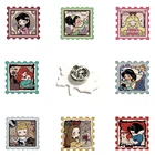 Акриловые заколки для лацканов из мультфильма Принцесса Диснея, кружева, простые Значки из эпоксидной смолы, брошь для украшения, аксессуары, ювелирные изделия FSD538