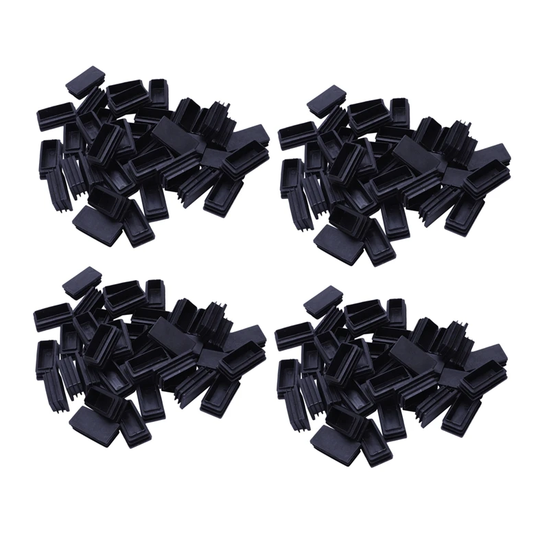 

Plastic Blanking End Cap Tubing Tube Inserts 25Mmx50mm 160 Pcs Black