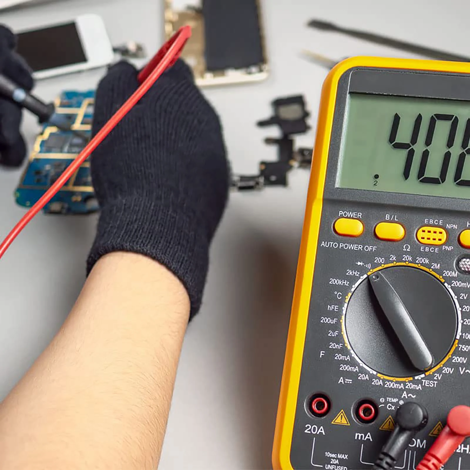 

1 шт., силиконовые изолированные Тестовые провода 910 мм