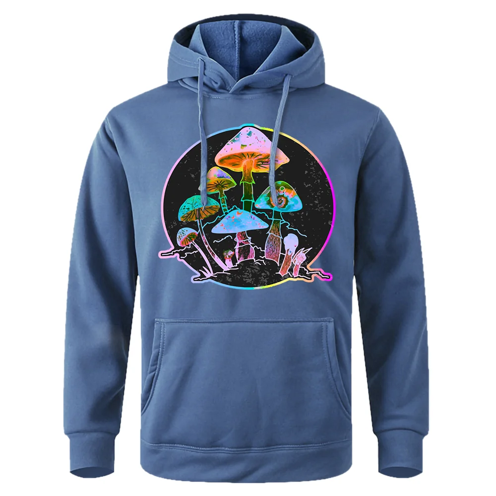 

Garden Of Shrooms Colorful Neon Style Fashion Street Male Hoody Loose Oversized Hoodies Casual Fashion Tracksuit Classic Hoodie