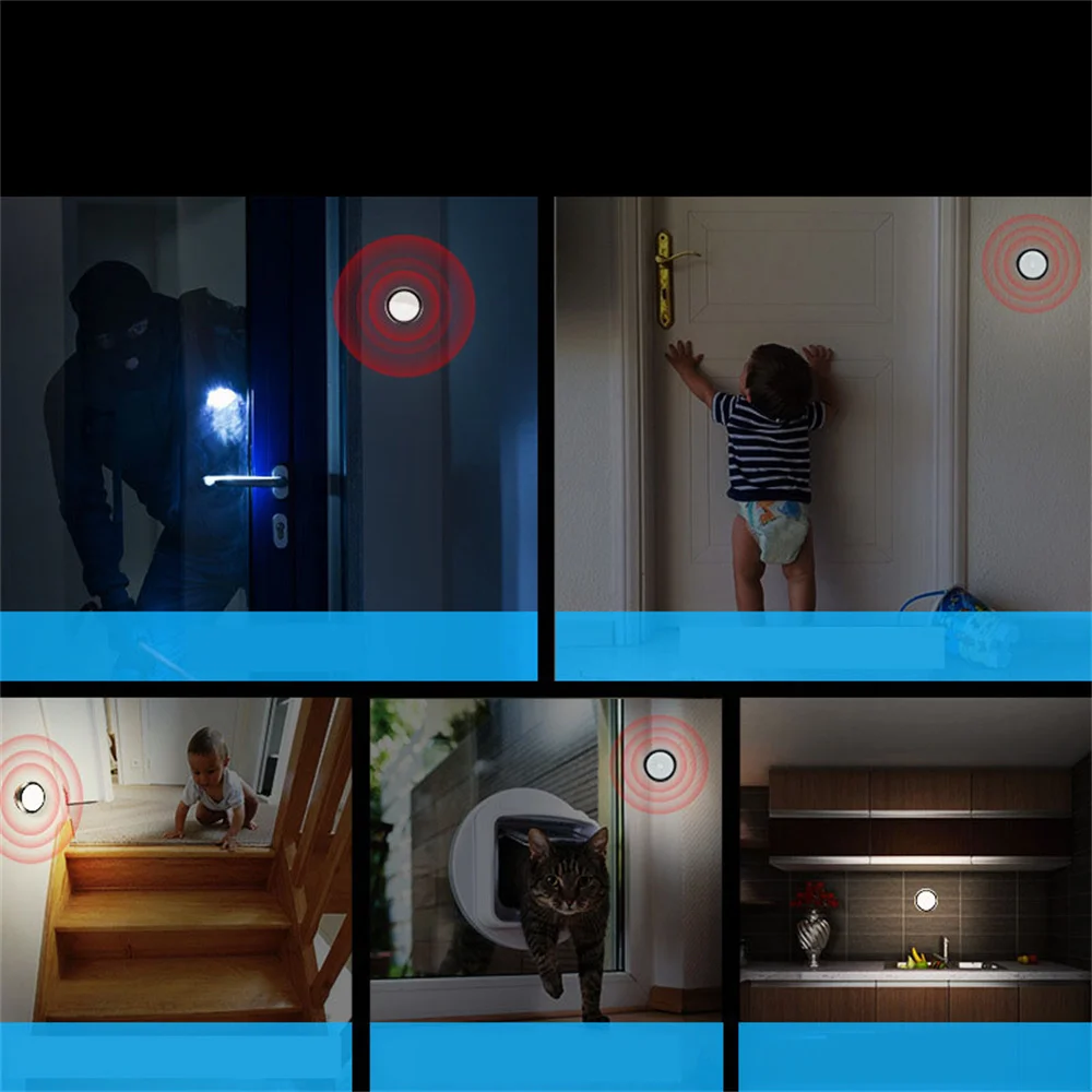 Интеллектуальный Противоугонный светодиодный светильник для шкафа датчик