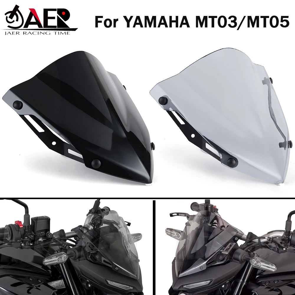 

Motorcycle Windshield Windscreen For Yamaha MT03 MT25 2020-2021