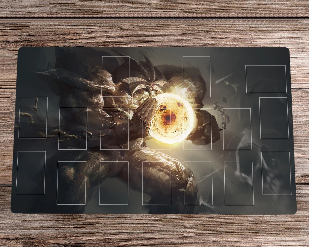 

Игровой коврик YuGiOh Jounouchi Katsuya Exodia, запрещенный игровой коврик TCG, игровой коврик для карт и свободная сумка, Настольный коврик, коврик для мыши 60x35 см