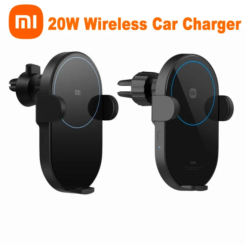 

2023 Xiaomi Wireless Car Charger 20W/30W Max Electric Auto Pinch On-Board Charger Inductive Expansion Phone Holder Fast Charging