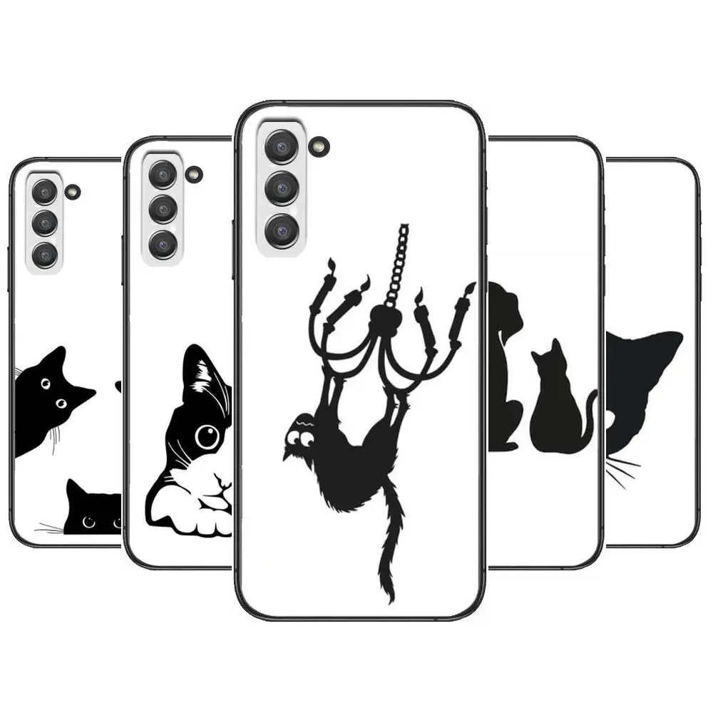 

Shadow Art of Cats and Dogs Phone cover hull For SamSung Galaxy s6 s7 S8 S9 S10E S20 S21 S5 S30 Plus S20 fe 5G Lite Ultra Edge